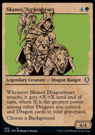 Skanos Dragonheart (Showcase) [Commander Legends: Battle for Baldur's Gate] | Lots Moore NSW