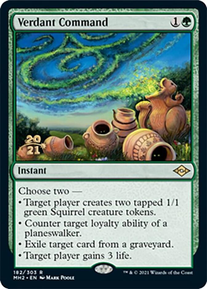 Verdant Command [Modern Horizons 2 Prerelease Promos] | Lots Moore NSW