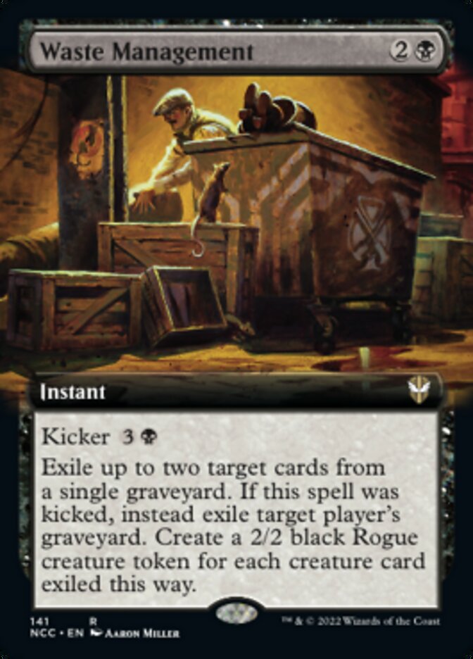 Waste Management (Extended Art) [Streets of New Capenna Commander] | Lots Moore NSW