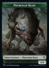 Phyrexian Beast // Wurm Double-sided Token [Commander Legends: Battle for Baldur's Gate Tokens] | Lots Moore NSW