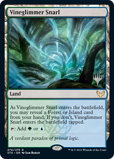 Vineglimmer Snarl (Promo Pack) [Strixhaven: School of Mages Promos] | Lots Moore NSW