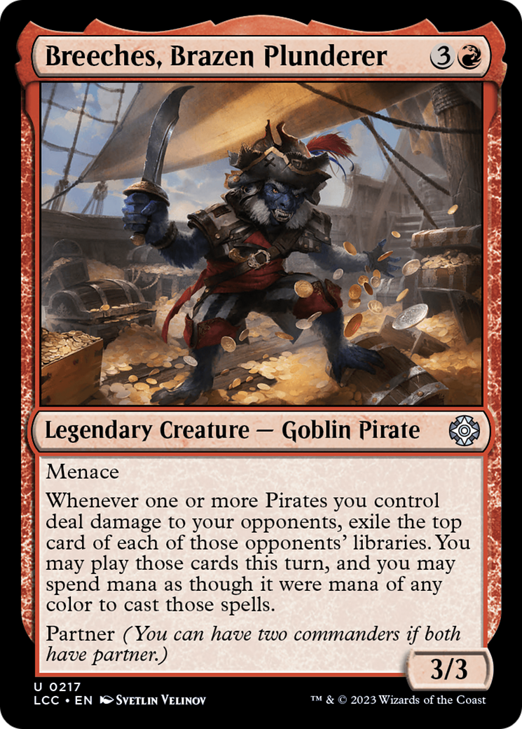 Breeches, Brazen Plunderer [The Lost Caverns of Ixalan Commander] | Lots Moore NSW