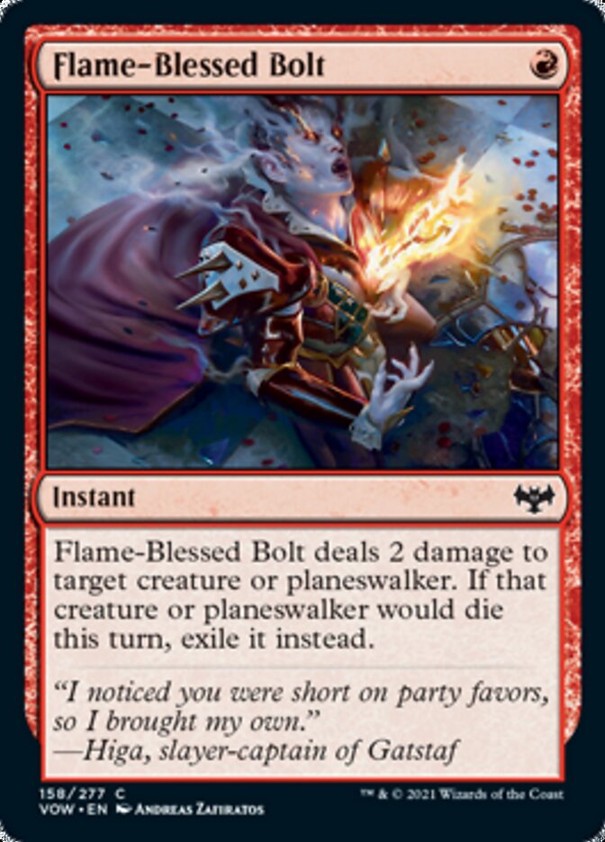 Flame-Blessed Bolt [Innistrad: Crimson Vow] | Lots Moore NSW