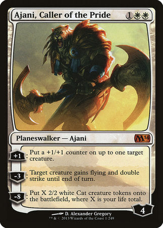 Ajani, Caller of the Pride [Magic 2014] | Lots Moore NSW