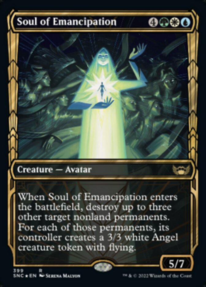 Soul of Emancipation (Showcase Golden Age Gilded Foil) [Streets of New Capenna] | Lots Moore NSW