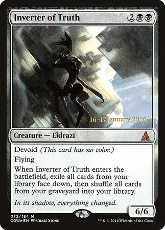 Inverter of Truth [Oath of the Gatewatch Promos] | Lots Moore NSW