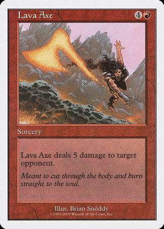 Lava Axe [Starter 2000] | Lots Moore NSW