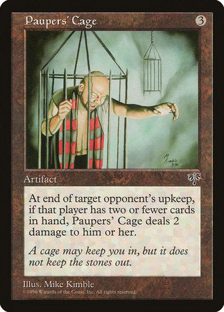 Paupers' Cage [Mirage] | Lots Moore NSW