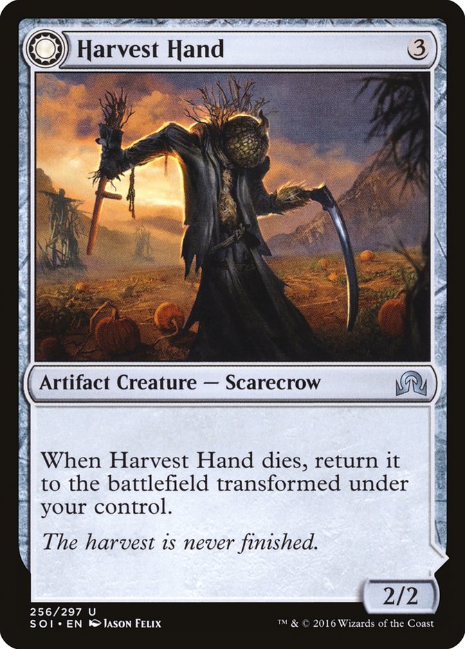 Harvest Hand // Scrounged Scythe [Shadows over Innistrad] | Lots Moore NSW