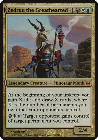 Zedruu the Greathearted (Oversized) [Commander 2011 Oversized] | Lots Moore NSW