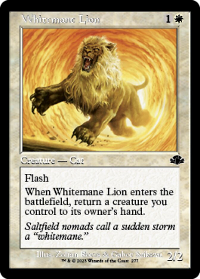Whitemane Lion (Retro) [Dominaria Remastered] | Lots Moore NSW