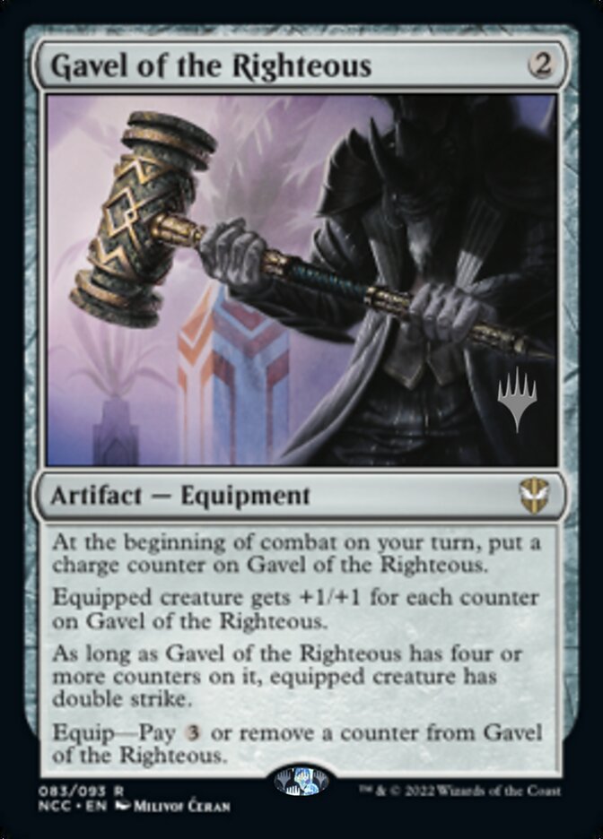 Gavel of the Righteous (Promo Pack) [Streets of New Capenna Commander Promos] | Lots Moore NSW