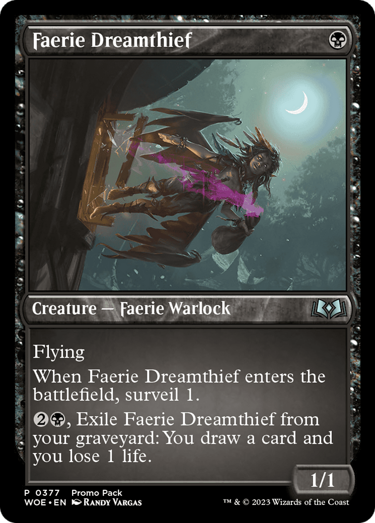 Faerie Dreamthief (Promo Pack) [Wilds of Eldraine Promos] | Lots Moore NSW