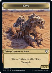 Kavu // Bear Double-sided Token [Dominaria United Commander Tokens] | Lots Moore NSW