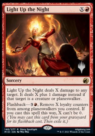Light Up the Night (Promo Pack) [Innistrad: Midnight Hunt Promos] | Lots Moore NSW