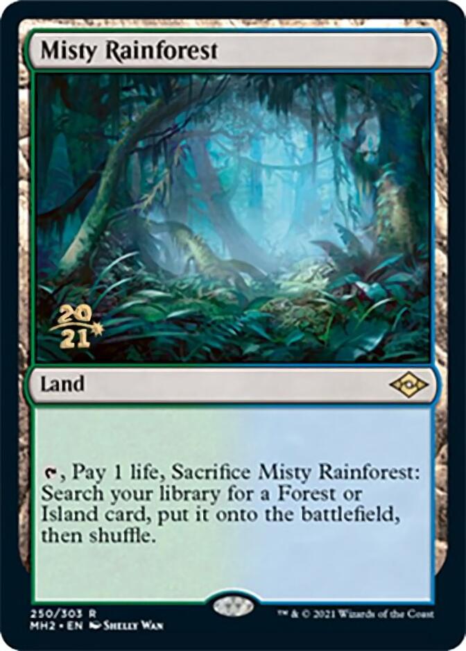 Misty Rainforest [Modern Horizons 2 Prerelease Promos] | Lots Moore NSW