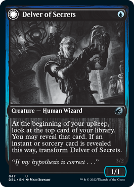 Delver of Secrets // Insectile Aberration [Innistrad: Double Feature] | Lots Moore NSW