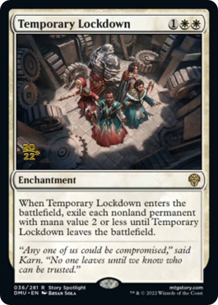 Temporary Lockdown [Dominaria United Prerelease Promos] | Lots Moore NSW