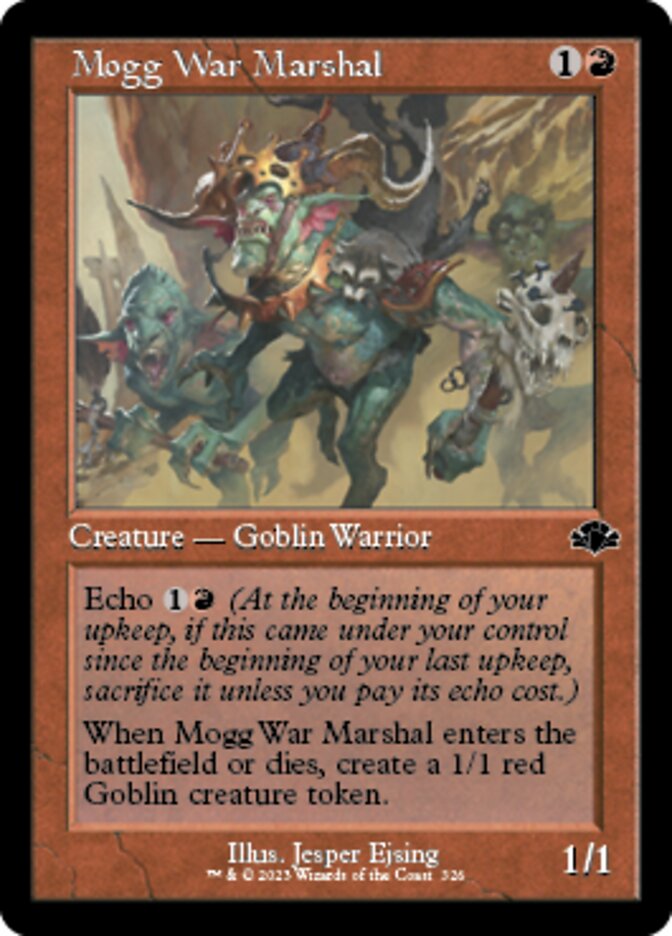 Mogg War Marshal (Retro) [Dominaria Remastered] | Lots Moore NSW