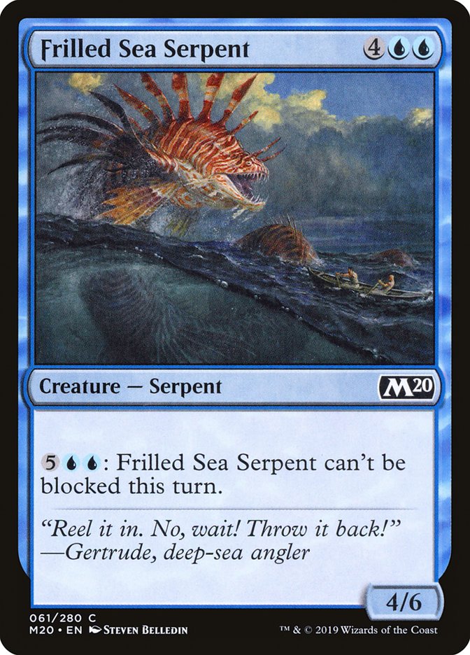 Frilled Sea Serpent [Core Set 2020] | Lots Moore NSW