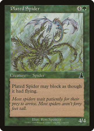 Plated Spider [Urza's Destiny] | Lots Moore NSW