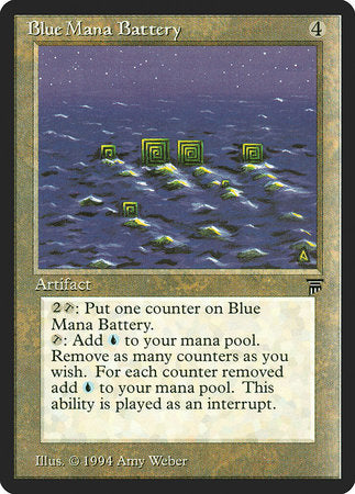 Blue Mana Battery [Legends] | Lots Moore NSW