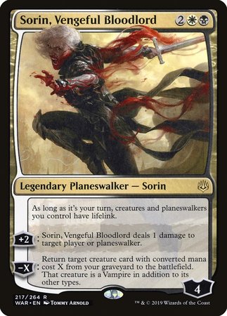 Sorin, Vengeful Bloodlord [War of the Spark] | Lots Moore NSW
