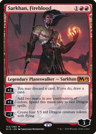 Sarkhan, Fireblood [Core Set 2019] | Lots Moore NSW