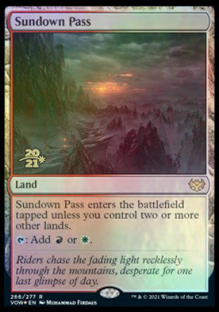 Sundown Pass [Innistrad: Crimson Vow Prerelease Promos] | Lots Moore NSW