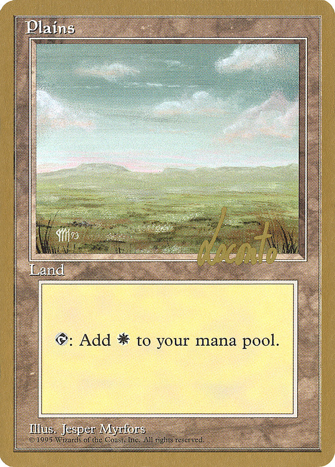 Plains (ml364) (Michael Loconto) [Pro Tour Collector Set] | Lots Moore NSW