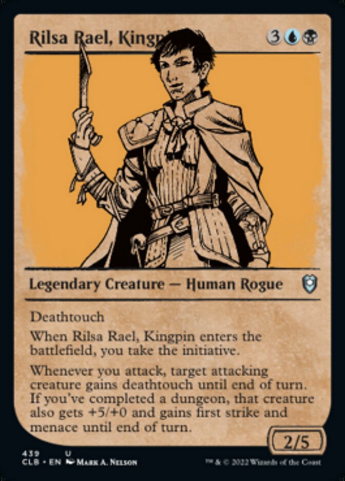 Rilsa Rael, Kingpin (Showcase) [Commander Legends: Battle for Baldur's Gate] | Lots Moore NSW