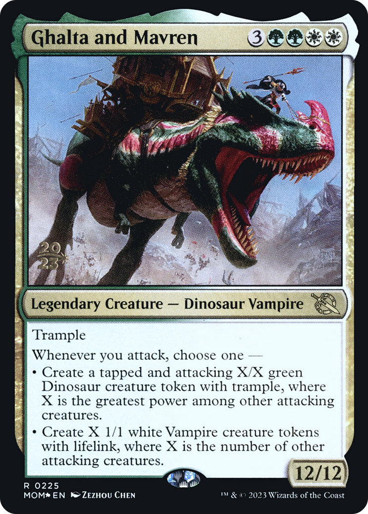 Ghalta and Mavren [March of the Machine Prerelease Promos] | Lots Moore NSW