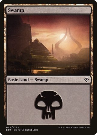 Swamp (99) [Archenemy: Nicol Bolas] | Lots Moore NSW