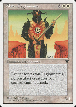 Akron Legionnaire [Chronicles] | Lots Moore NSW