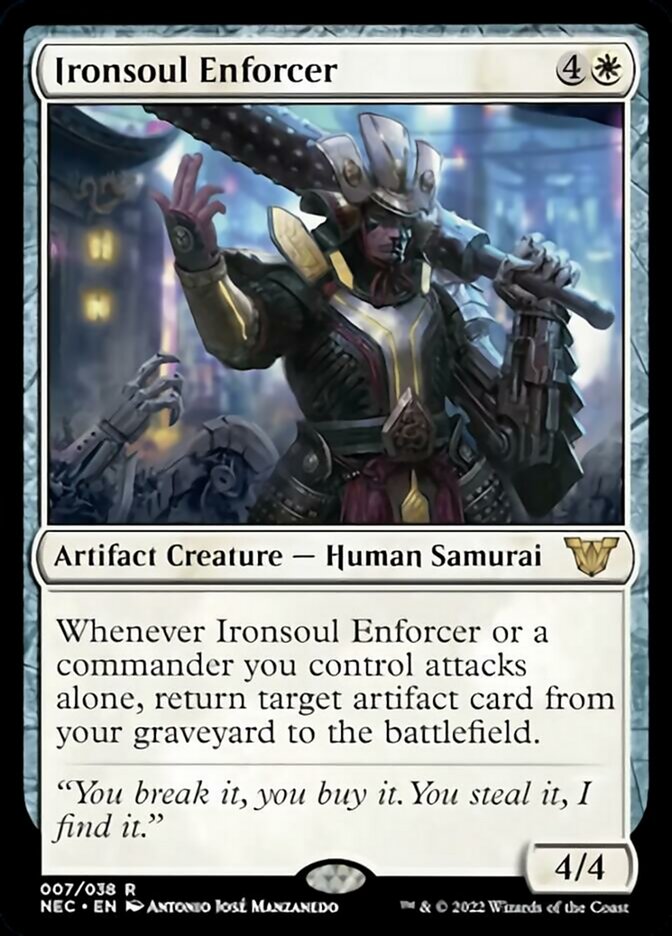 Ironsoul Enforcer [Kamigawa: Neon Dynasty Commander] | Lots Moore NSW