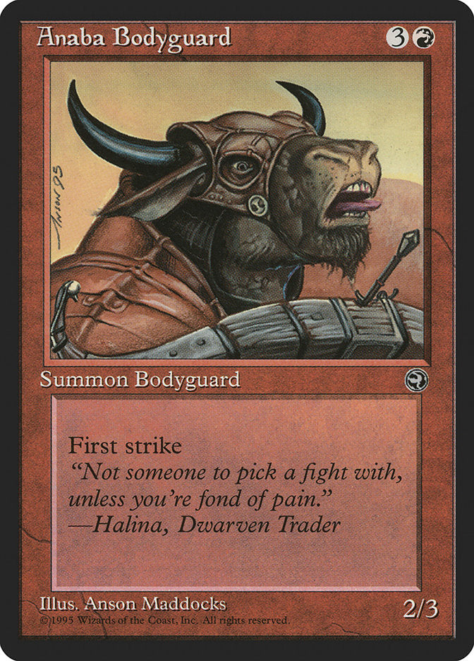 Anaba Bodyguard (Halina Flavor Text) [Homelands] | Lots Moore NSW