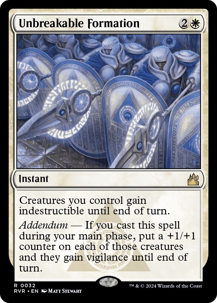 Unbreakable Formation [Ravnica Remastered] | Lots Moore NSW