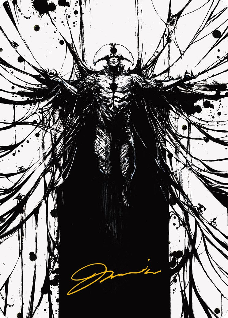 Sinew Dancer Art Card (Gold-Stamped Signature) [Phyrexia: All Will Be One Art Series] | Lots Moore NSW