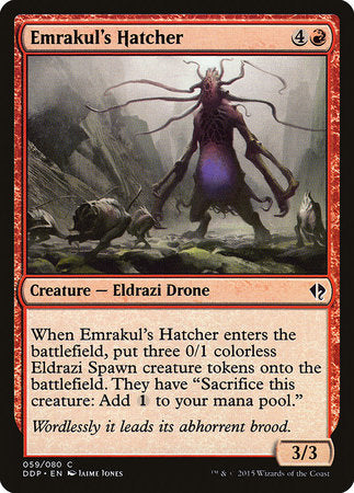 Emrakul's Hatcher [Duel Decks: Zendikar vs. Eldrazi] | Lots Moore NSW