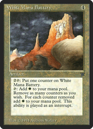 White Mana Battery [Legends] | Lots Moore NSW