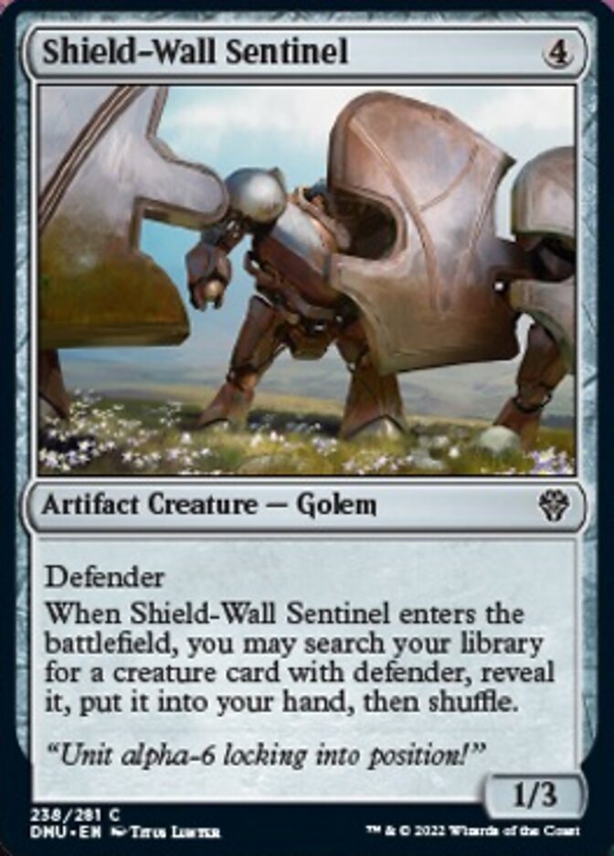 Shield-Wall Sentinel [Dominaria United] | Lots Moore NSW