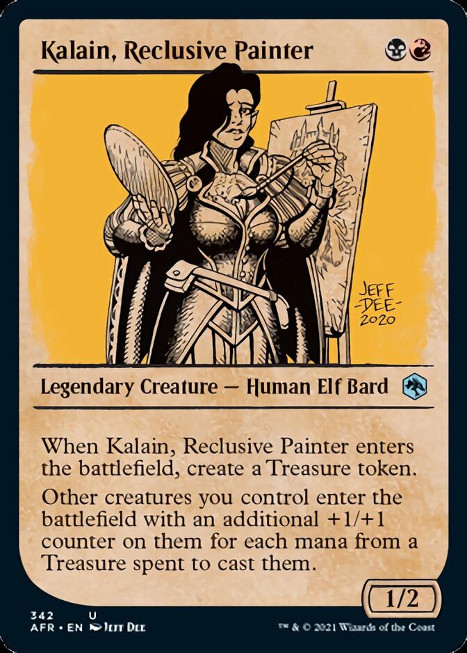 Kalain, Reclusive Painter (Showcase) [Dungeons & Dragons: Adventures in the Forgotten Realms] | Lots Moore NSW