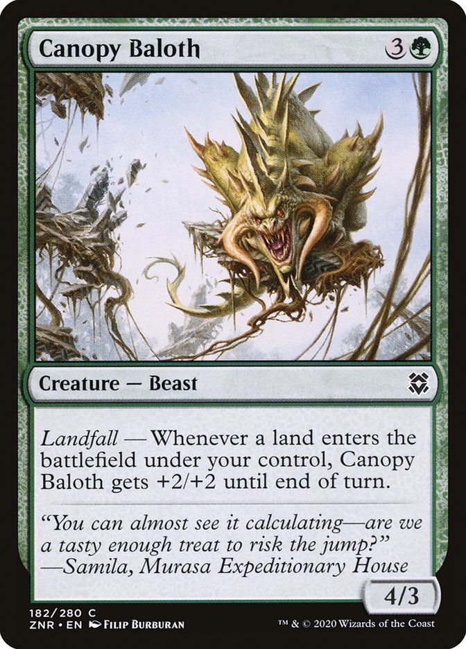 Canopy Baloth [Zendikar Rising] | Lots Moore NSW