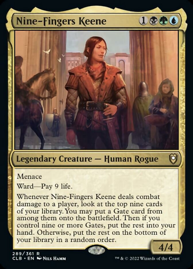 Nine-Fingers Keene [Commander Legends: Battle for Baldur's Gate] | Lots Moore NSW