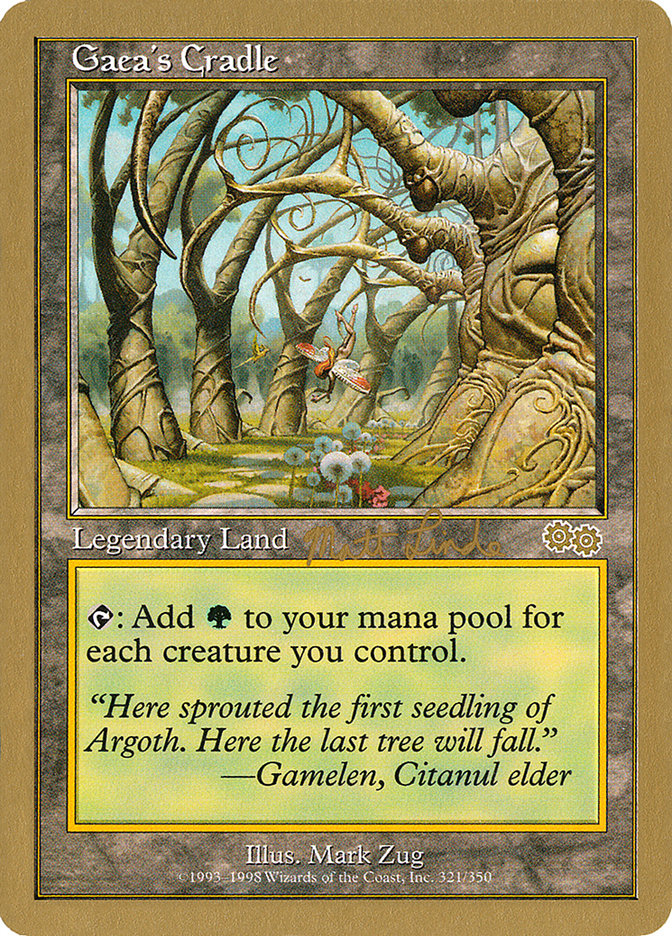 Gaea's Cradle (Matt Linde) [World Championship Decks 1999] | Lots Moore NSW