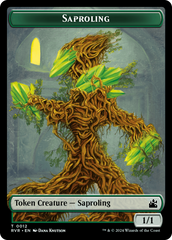 Saproling // Beast Double-Sided Token [Ravnica Remastered Tokens] | Lots Moore NSW