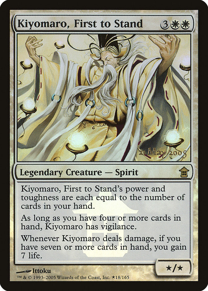 Kiyomaro, First to Stand [Saviors of Kamigawa Promos] | Lots Moore NSW