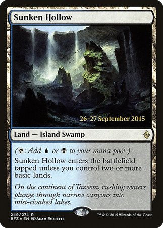 Sunken Hollow [Battle for Zendikar Promos] | Lots Moore NSW