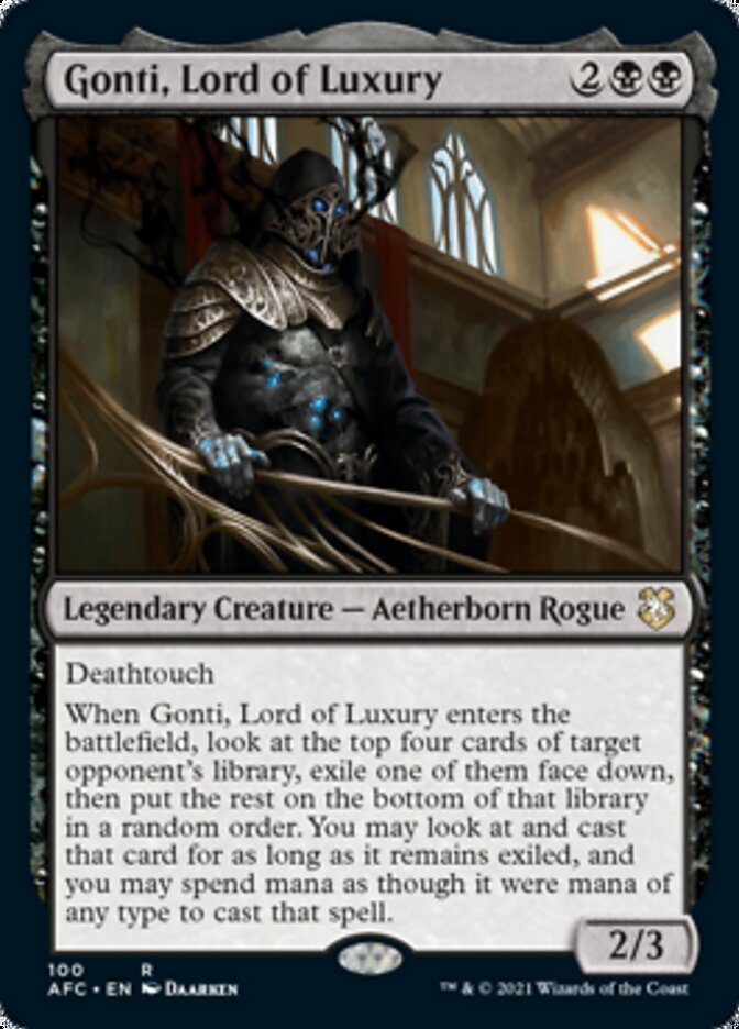 Gonti, Lord of Luxury [Dungeons & Dragons: Adventures in the Forgotten Realms Commander] | Lots Moore NSW