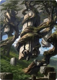 Forest 2 Art Card [Zendikar Rising Art Series] | Lots Moore NSW